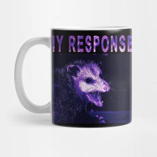 Purple Possum Response Mug